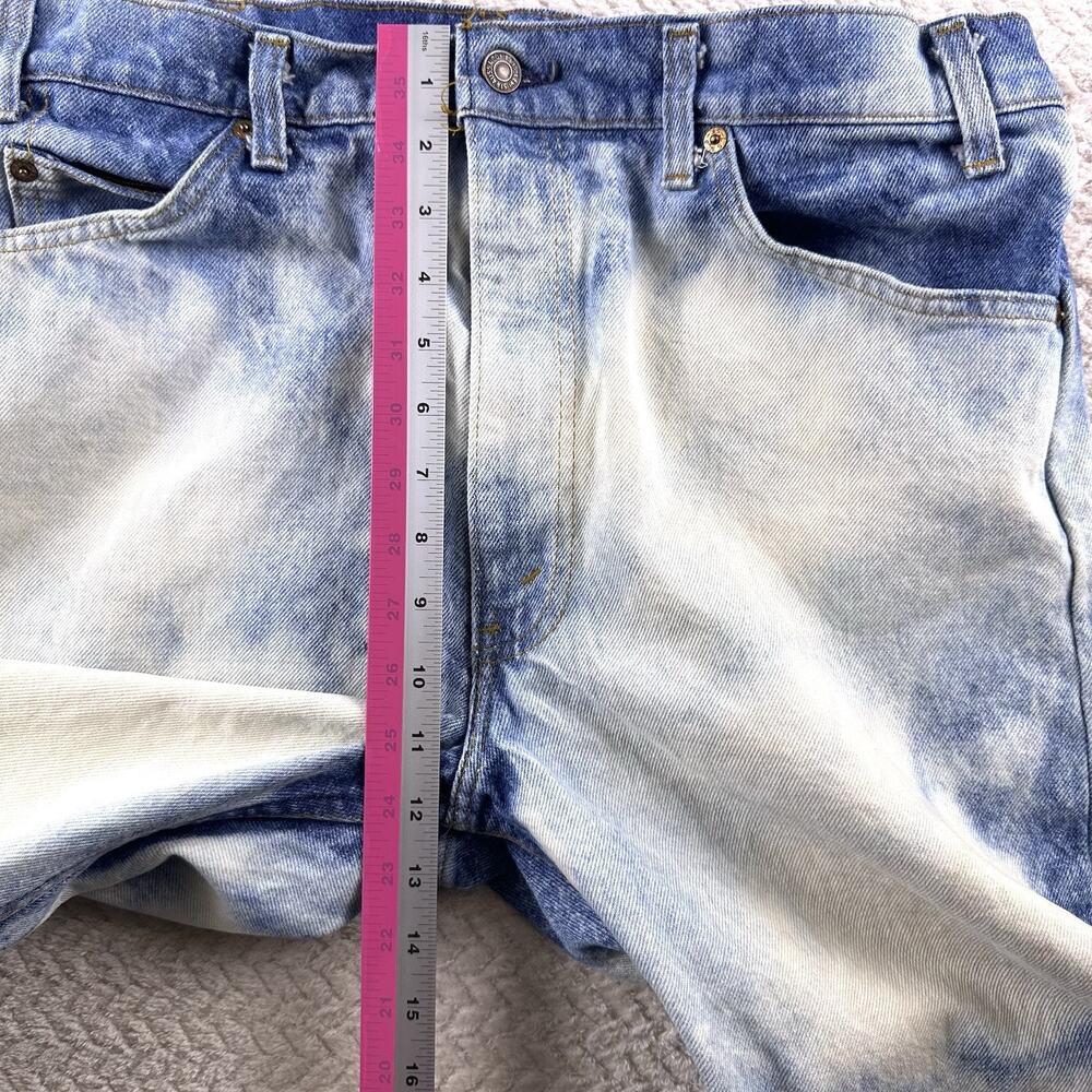 Vintage Levis 505 Orange Tab 20505-0217 Acid wash Jeans Made in USA ‘85‎ - Picture 10 of 16